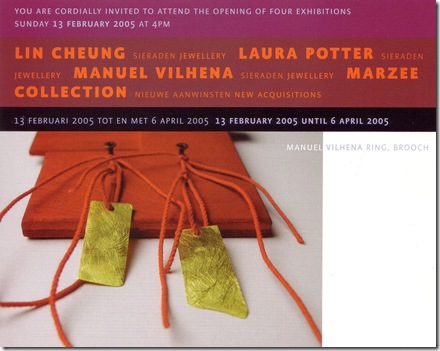 Invitation Marzee Lin Cheung Laura Potter Manuel Vilhena 2005